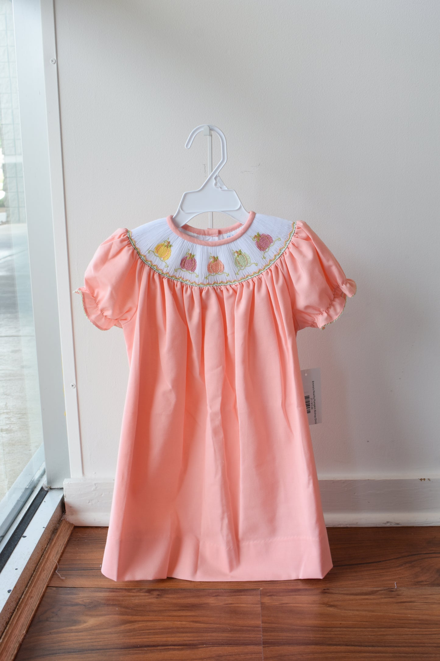 Emma’s Peachy Pumpkin Bishop Dress
