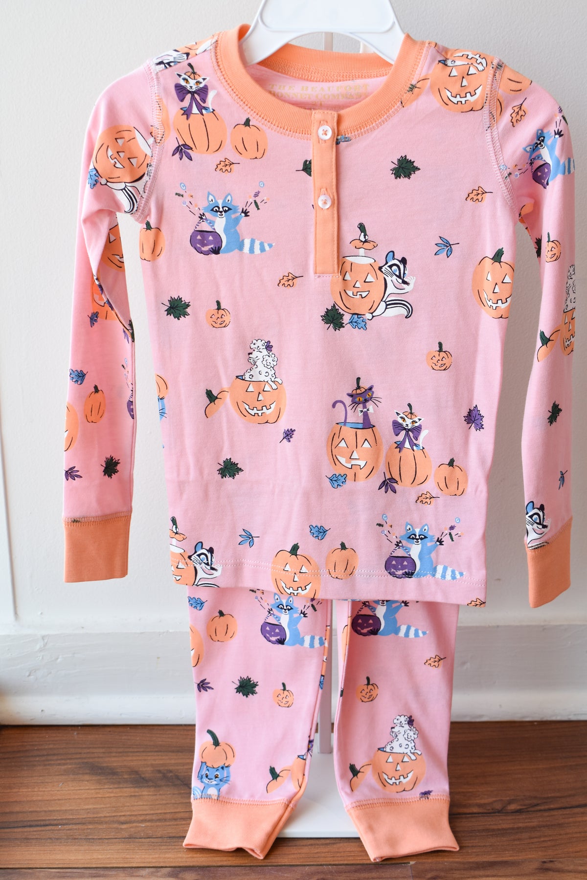 Payton Pajama Set-Pink Candy and Critters