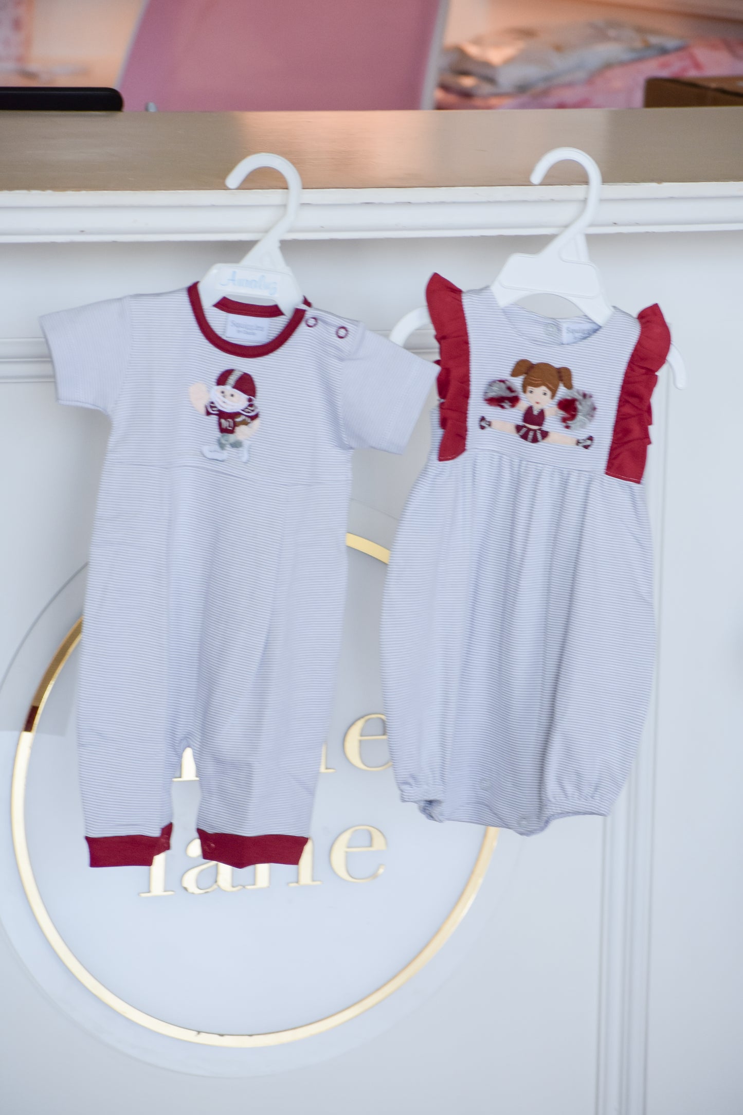 Maroon Boy Romper