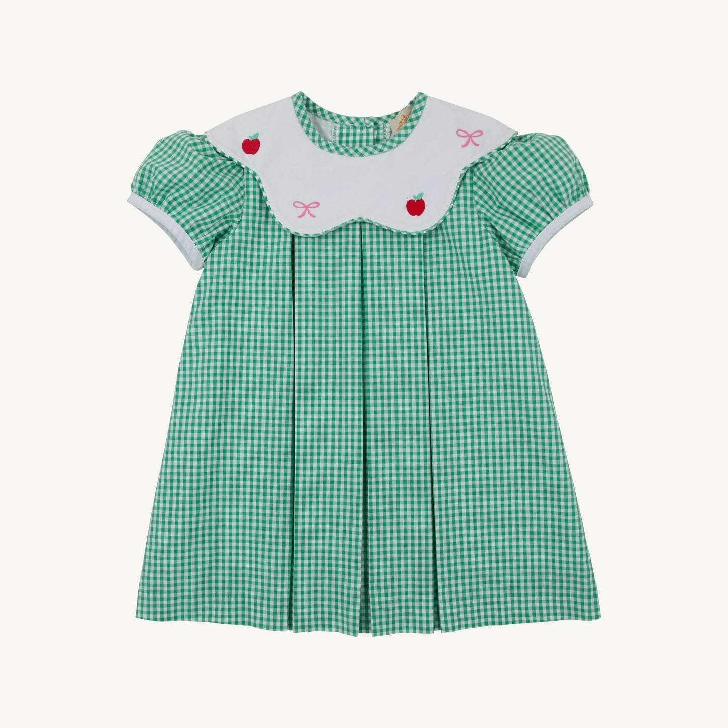 Frenchy Frock-Gibson Island Green Gingham
