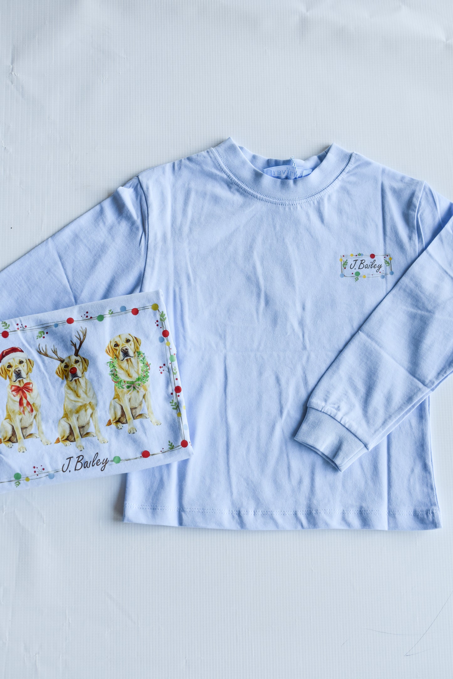 Happy Holidays L/S Logo Tee