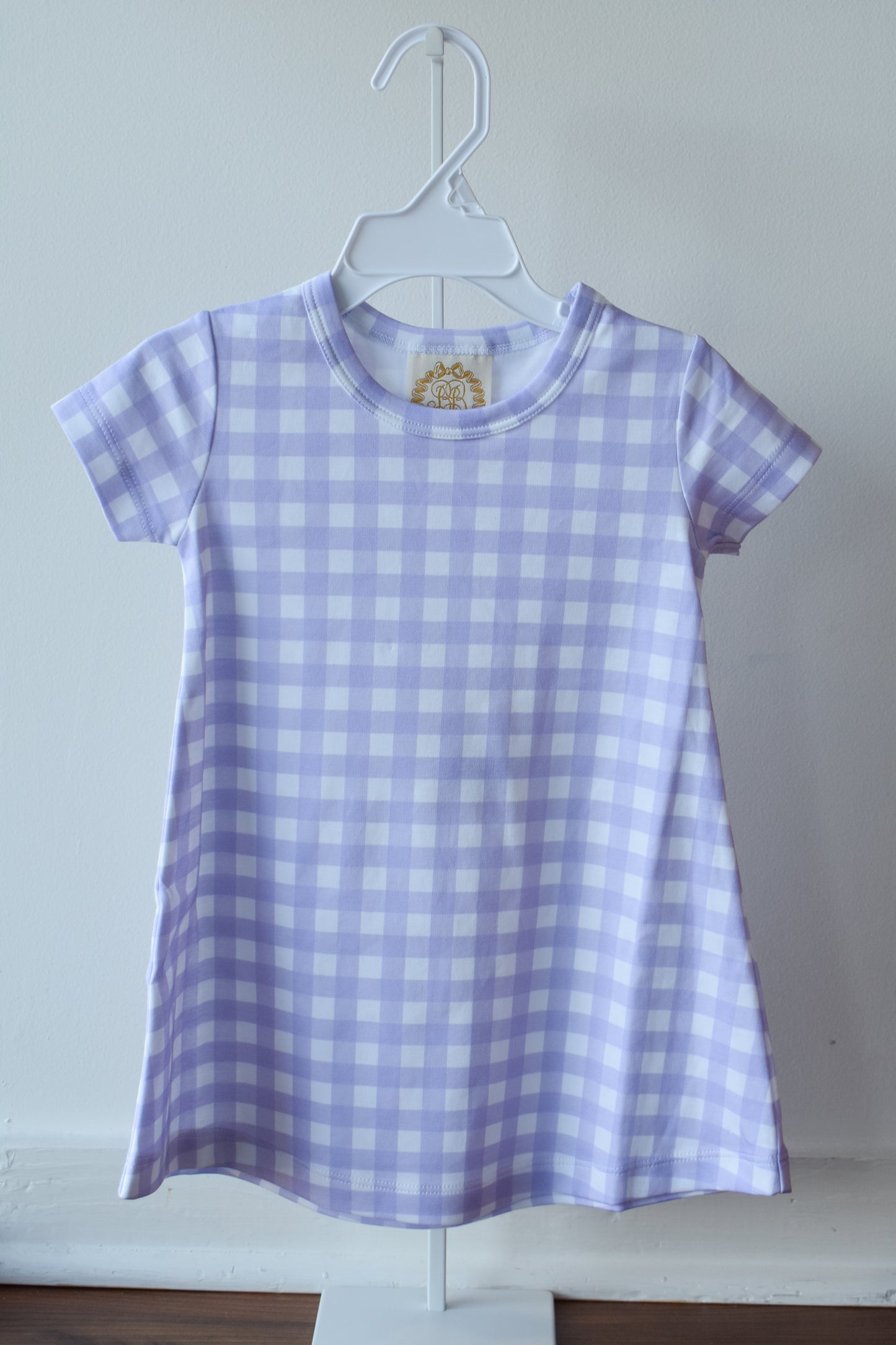 Polly Play Dress-Lauderdale Lavender Gingham