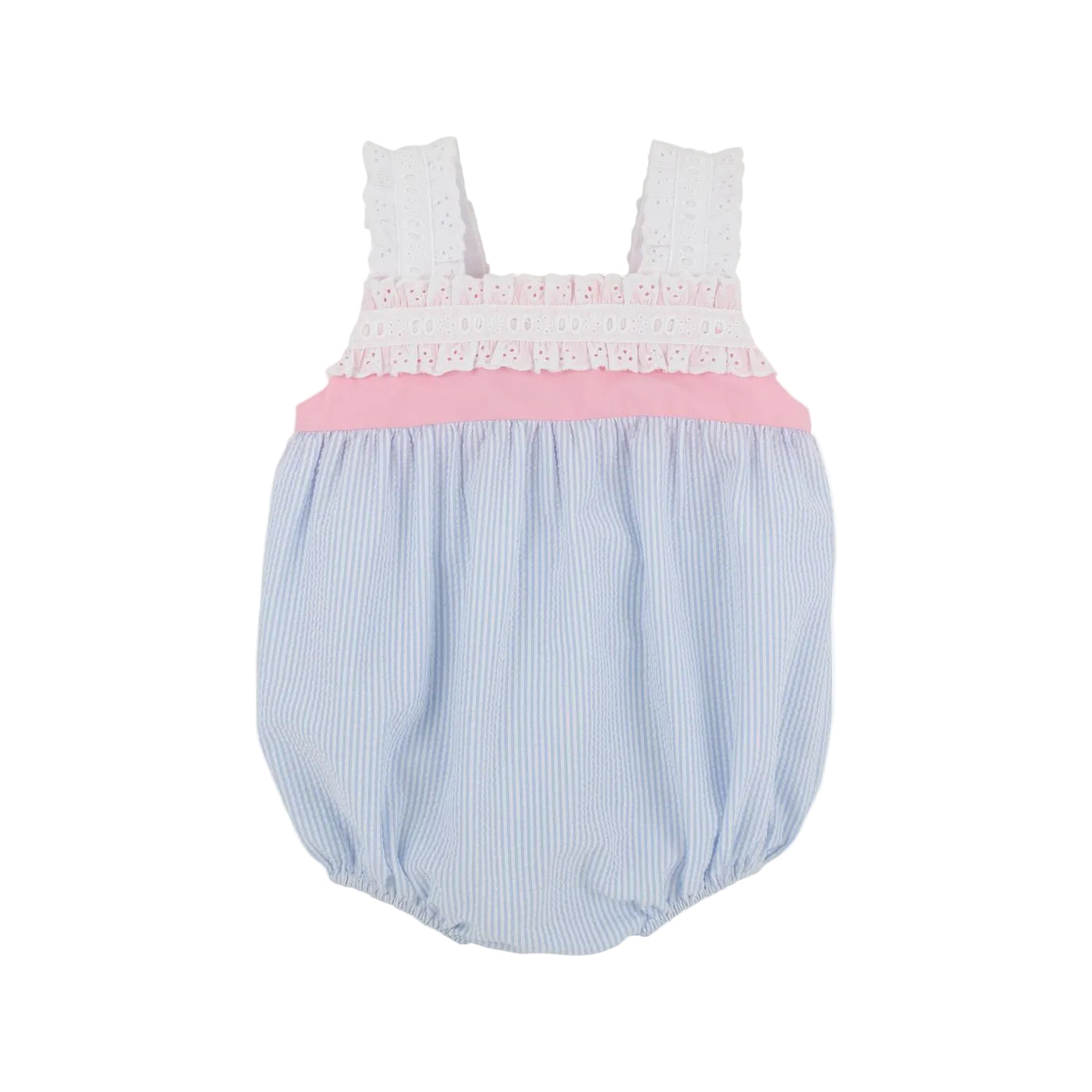 Babs Bubble-Breakers Blue Seersucker