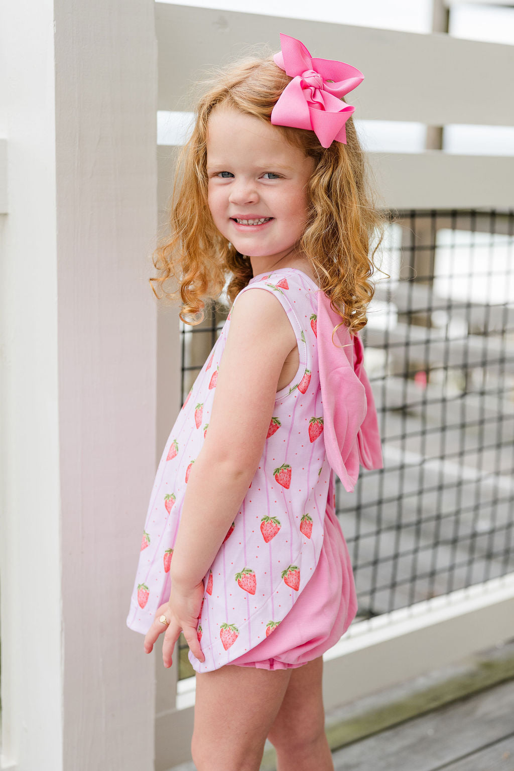 Berries n Stripes Lottie Bloomer Set