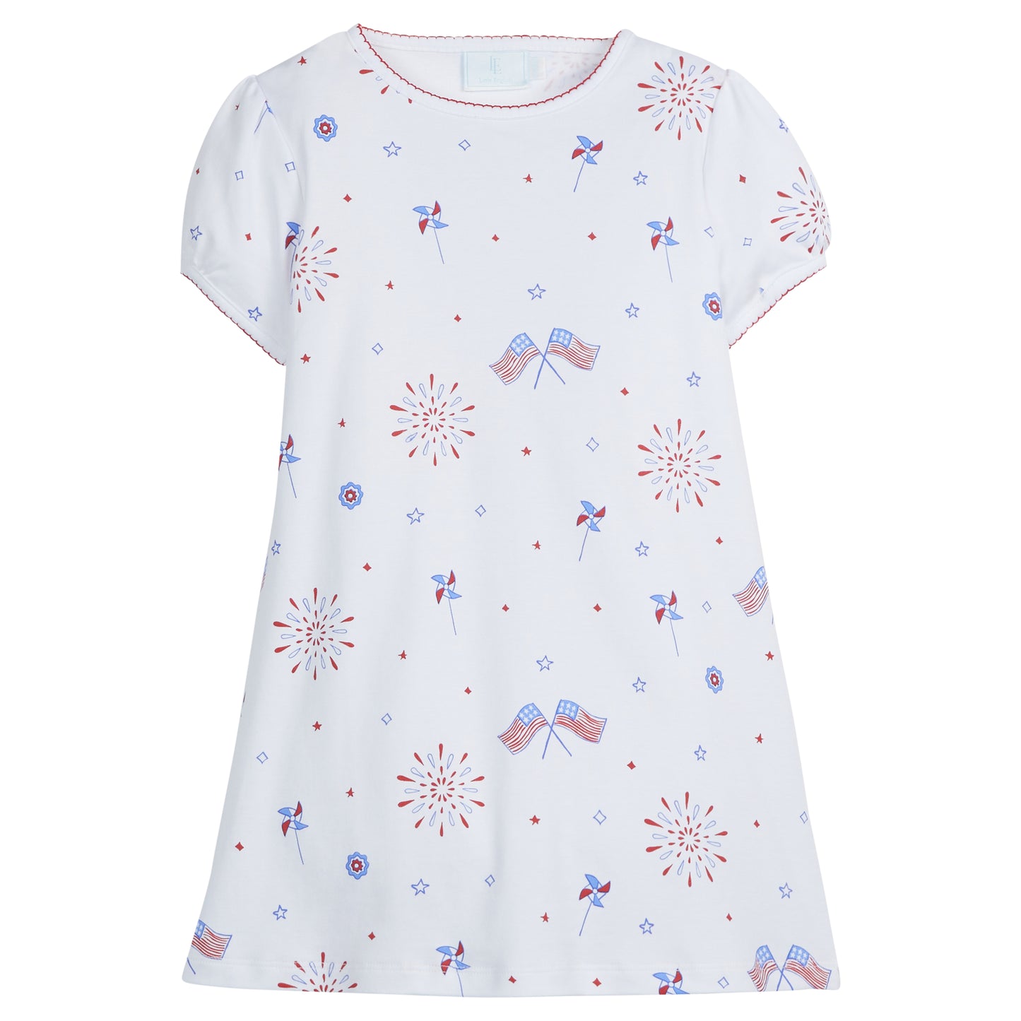 Flags Printed T-Shirt Dress