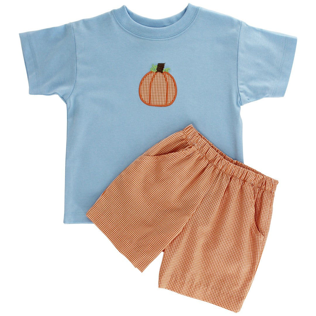 Pumpkin Patch Boy Knit Short Set