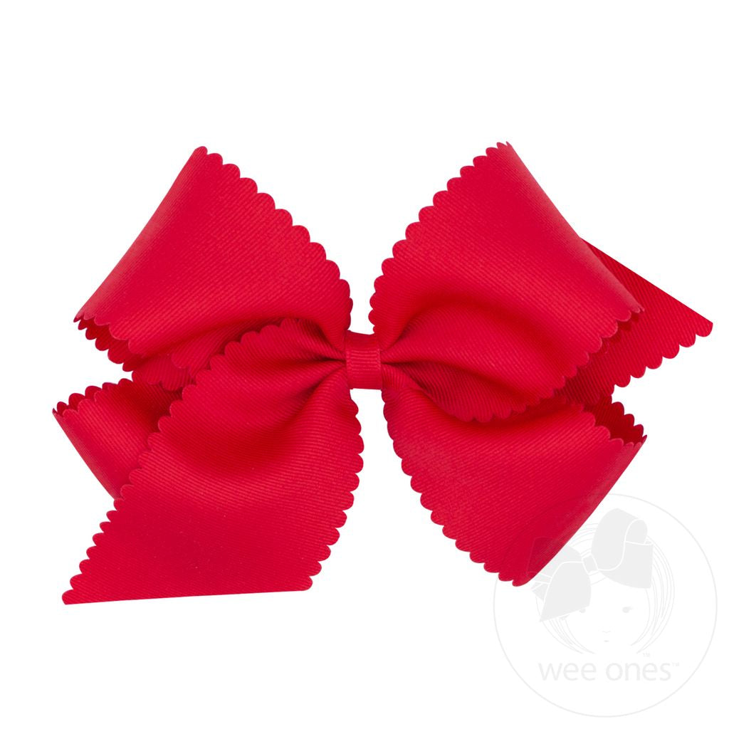 King Scallop Edge Classic Wrap Bow