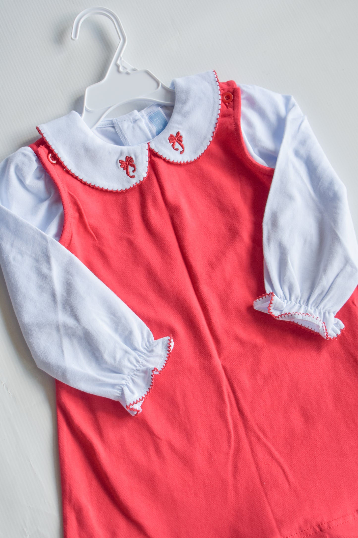 Holiday Bows Peter Pan Dress Set
