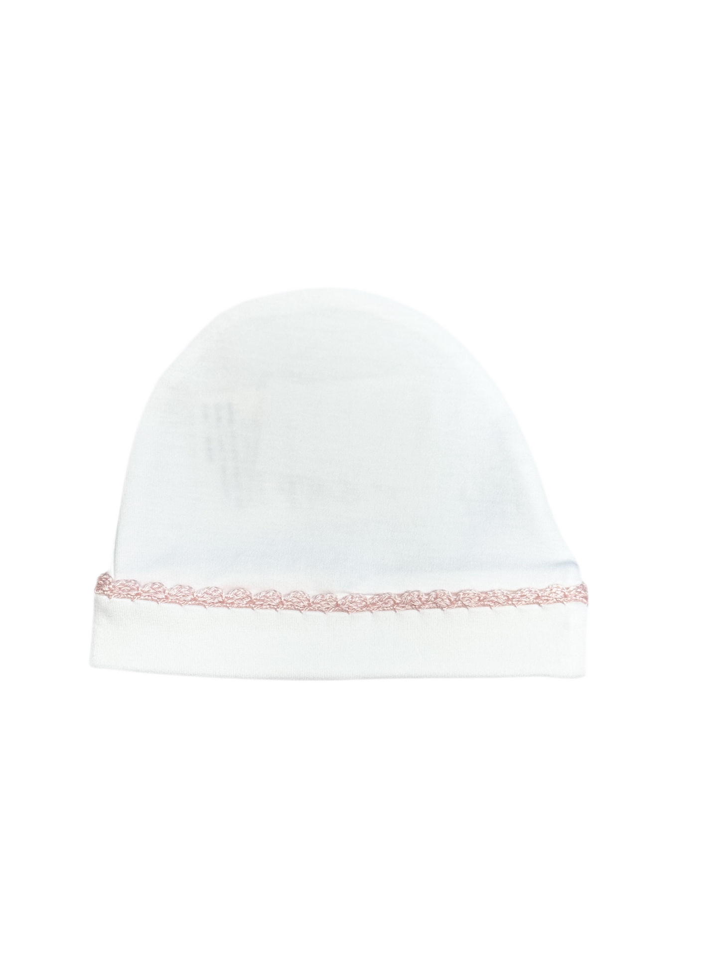 Squiggles Crochet Edge Beanie Cap