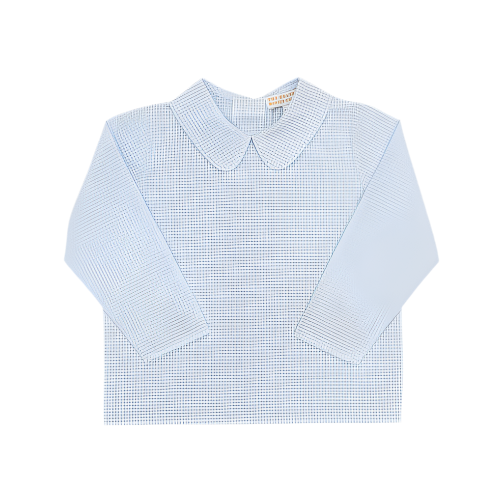 Peter Pan Collared Shirt-Barrington Mini Windowpane