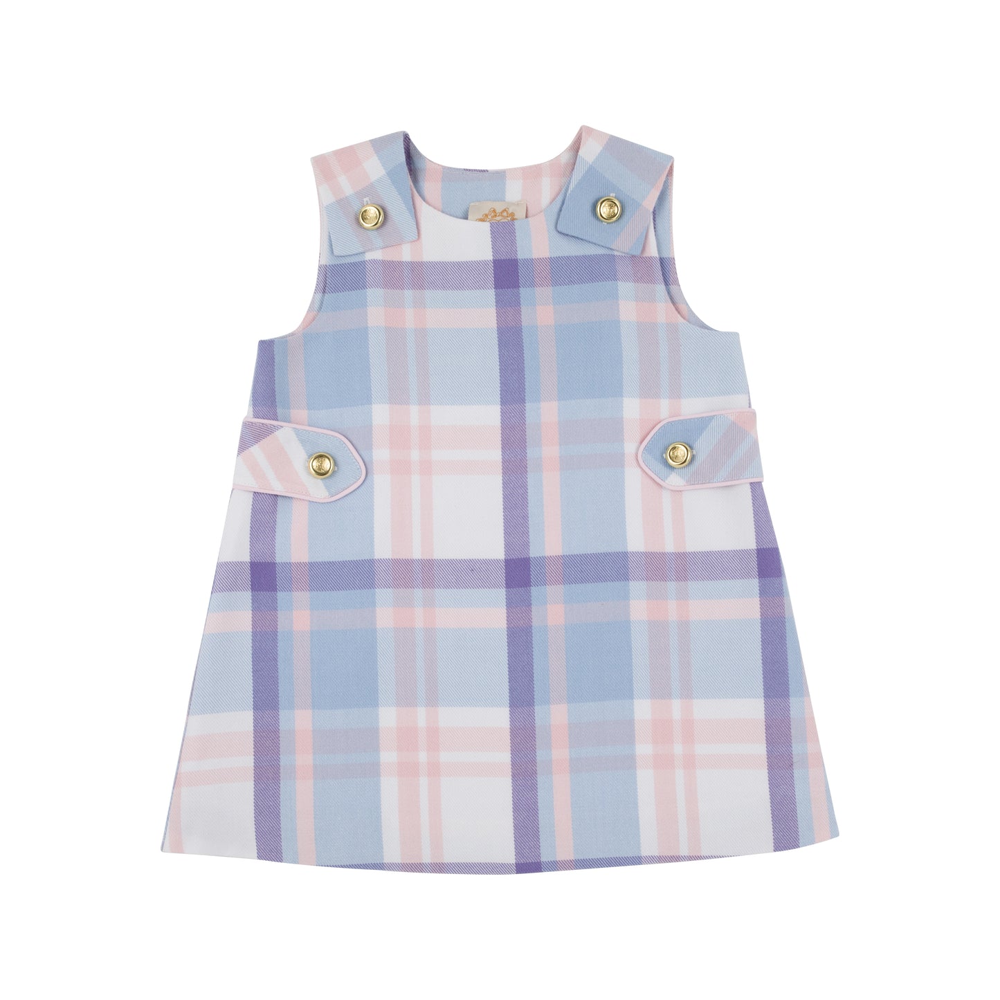 Janie Jumper-Peach Blossom Plaid