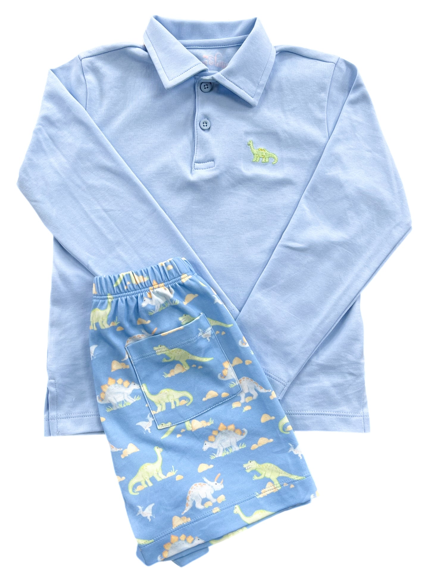 Stomp Into Fall-Conrad Short/Polo Set