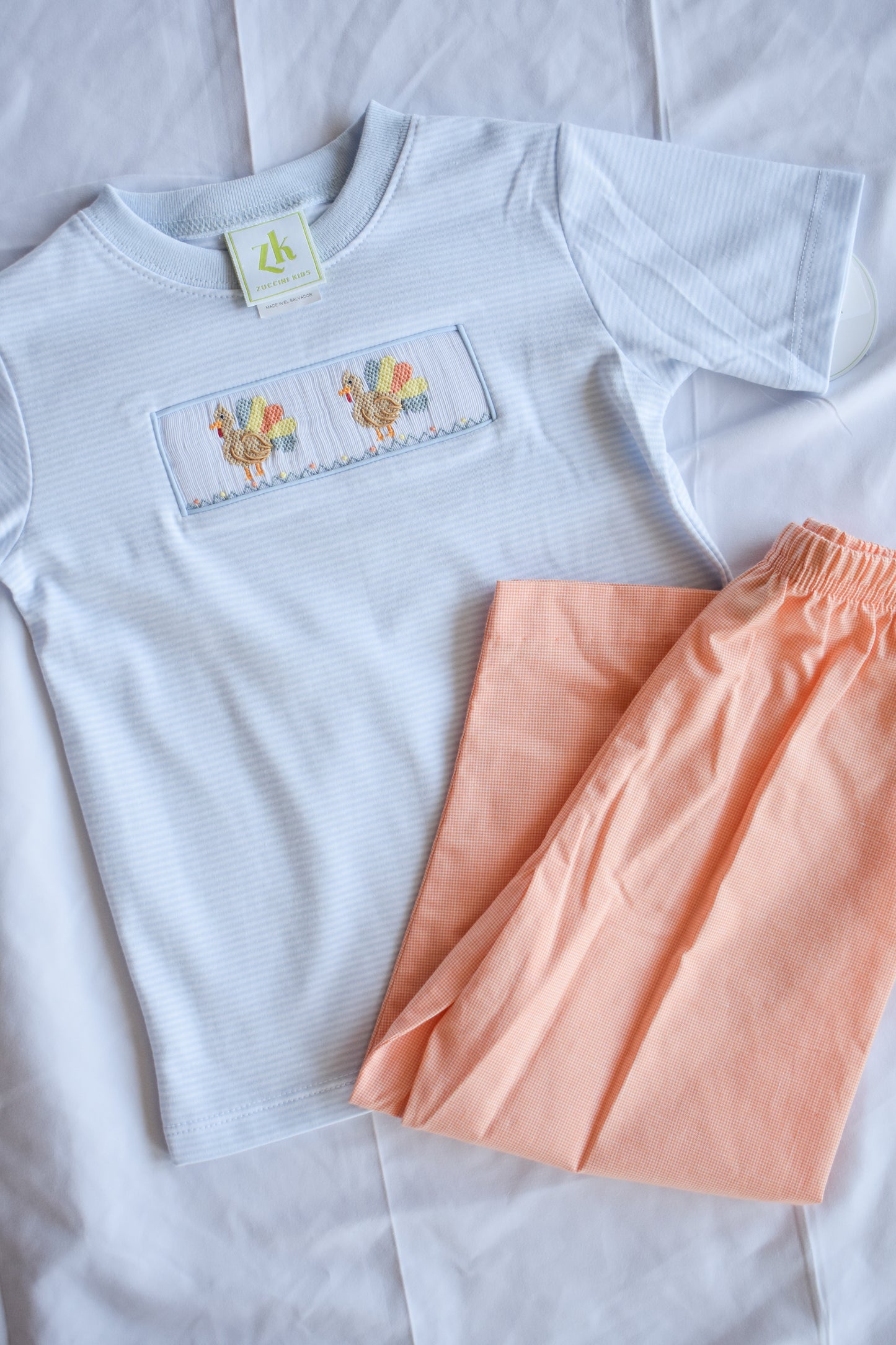 Lil Gobbler Short Sleeve Pant Set