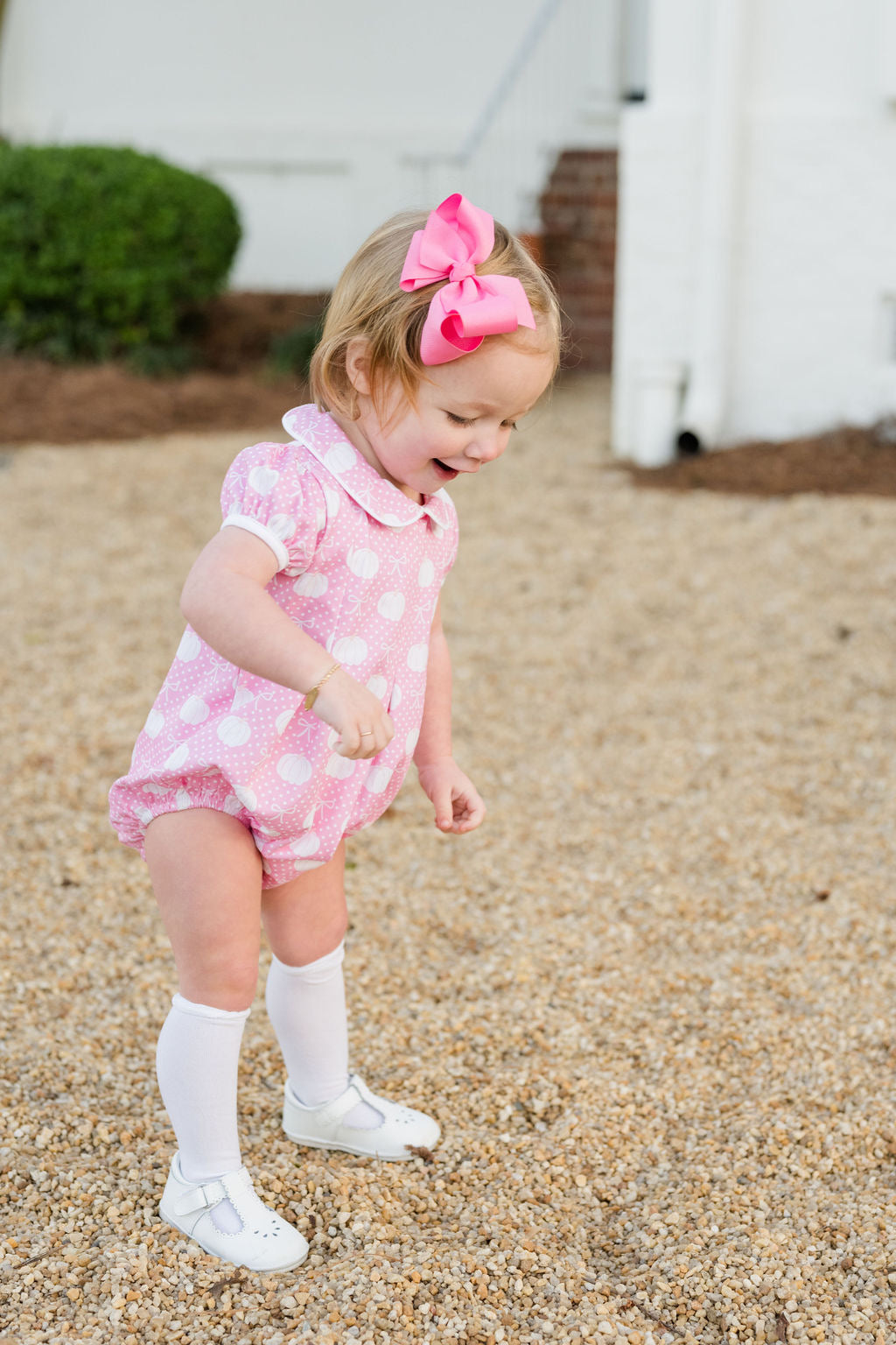 Pink Patch Cutie-Piper Knit Bubble