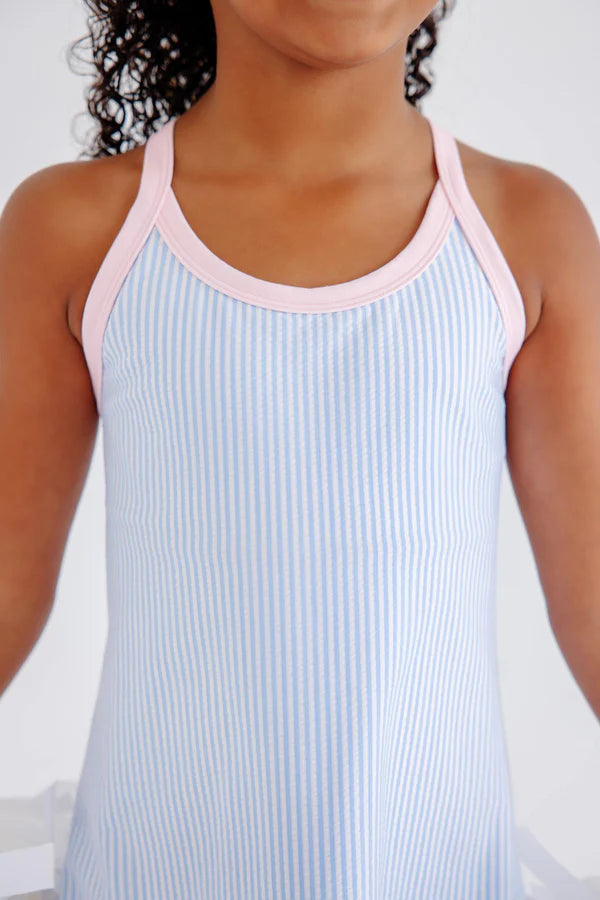 Prepletic Little Miss Tennis Dress-Seersucker