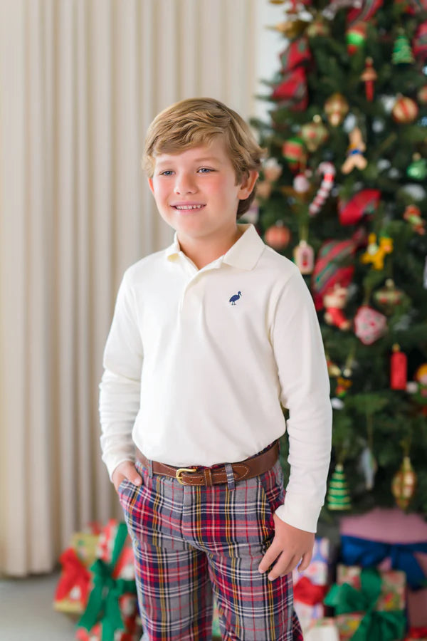 Palmetto Pearl LS Prim and Proper Polo