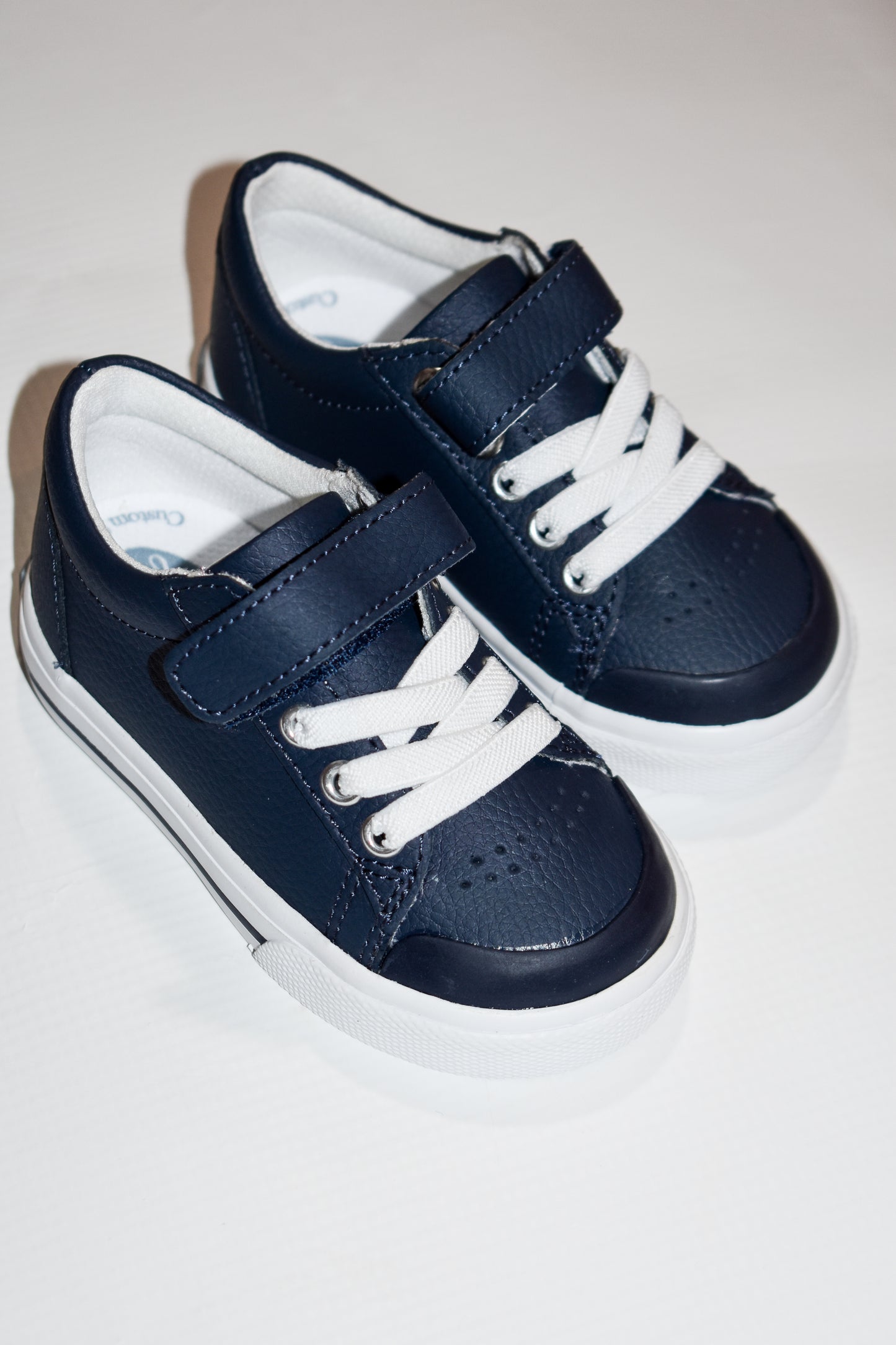 Reese Navy Leather Sneaker