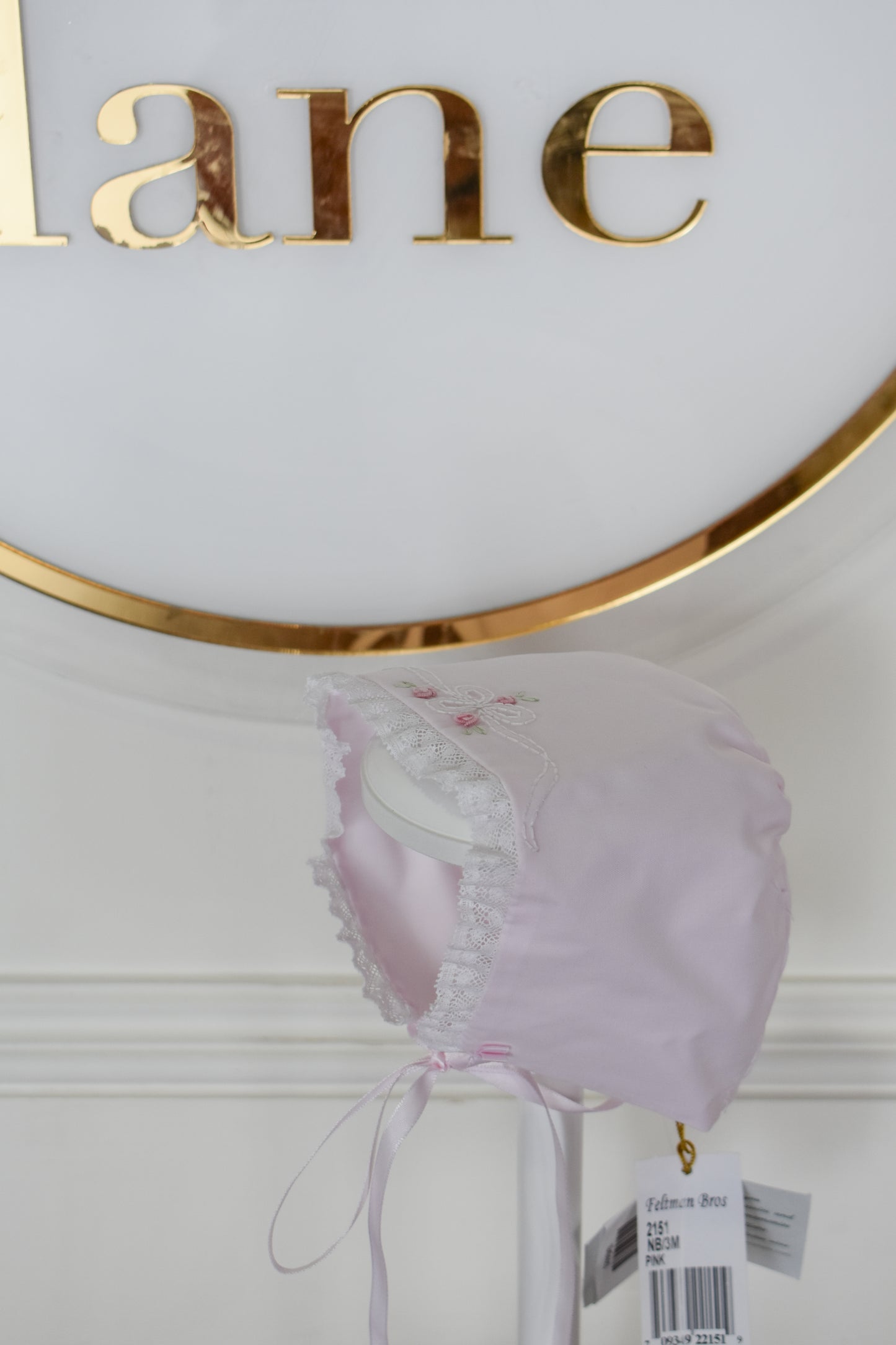 Vintage Bows & Lace Bonnet