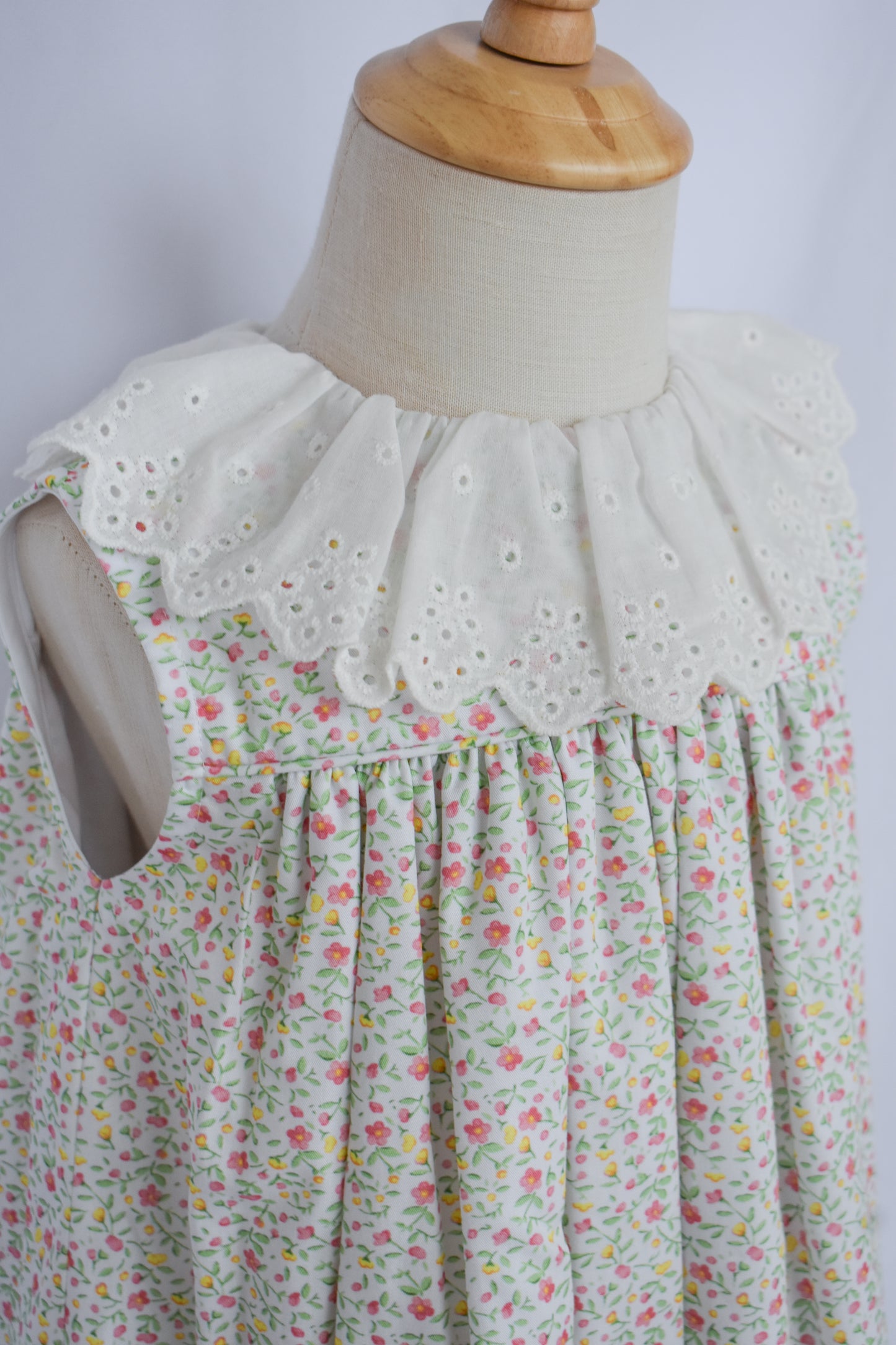 Cottage Gardens Eyelet-Collared Float Dress