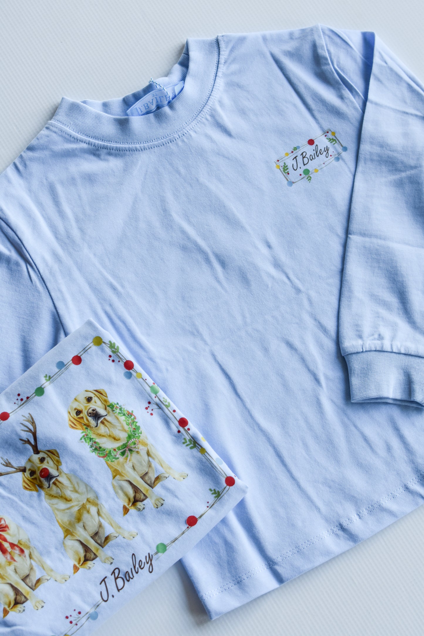 Happy Holidays L/S Logo Tee