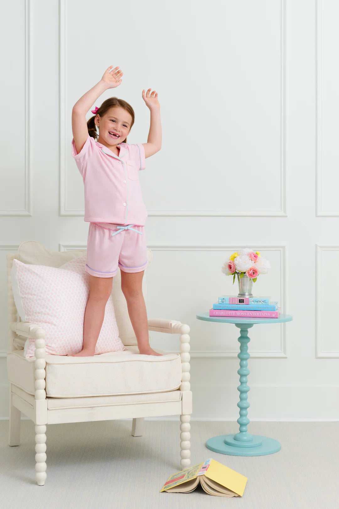 Sarah Powell Sleep Set-Polyet/Palm Beach Pink Pastel Perfection