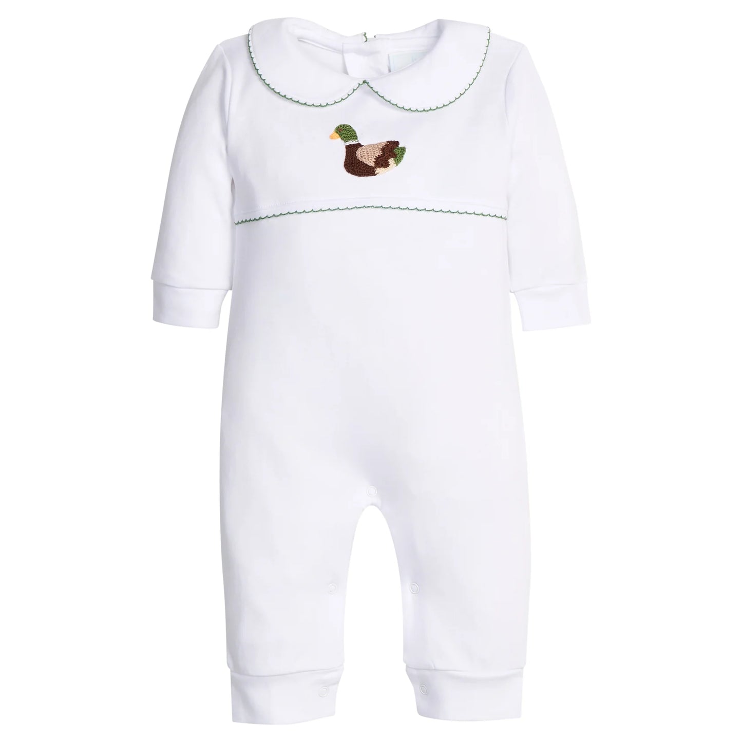 Crochet Playsuit-Mallard
