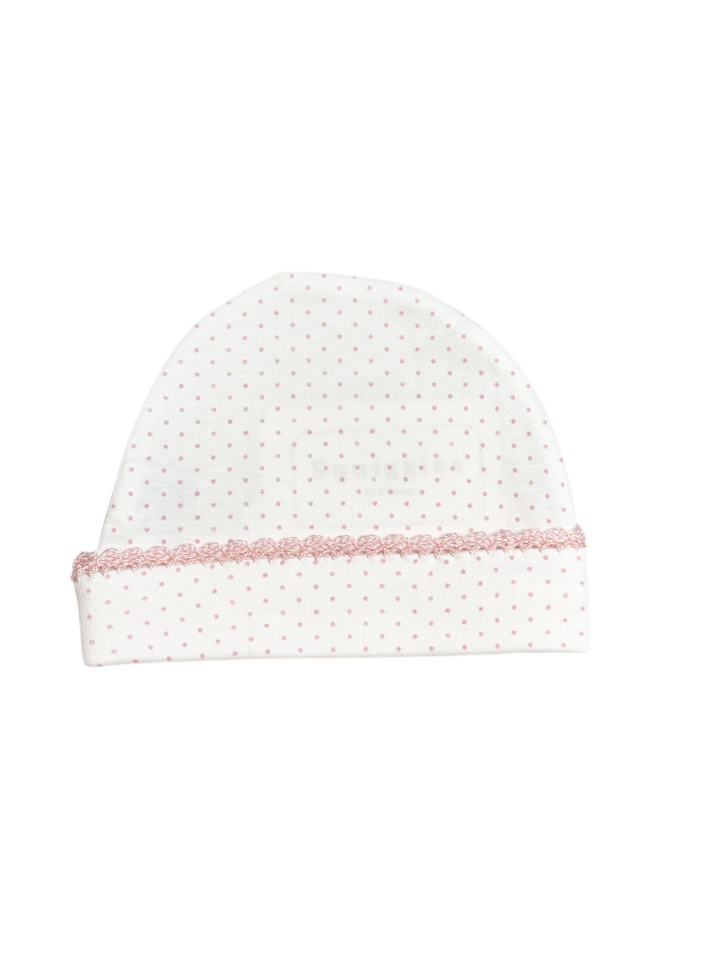 Squiggles Crochet Edge Beanie Cap