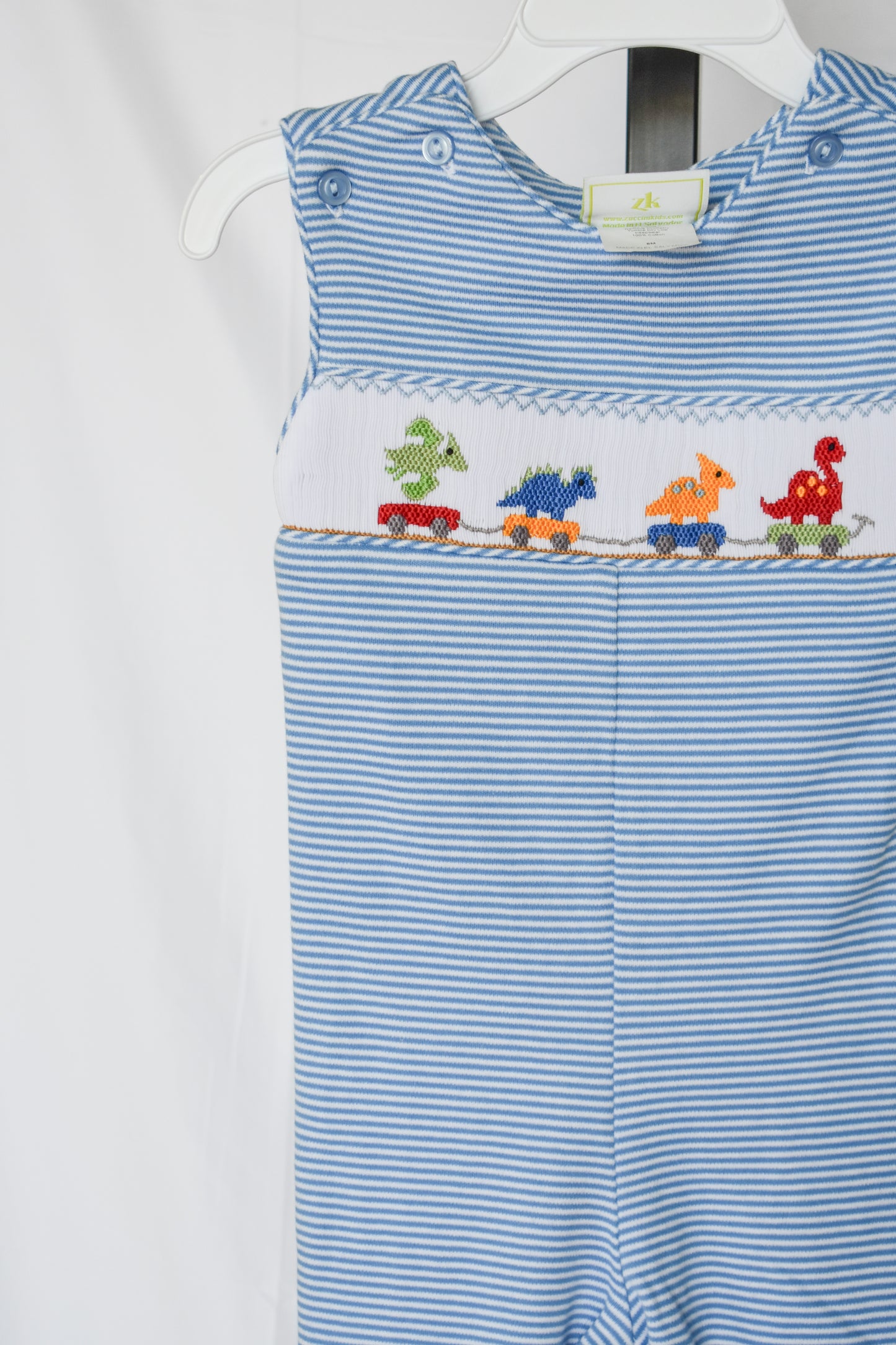 Little Dino Dude Smocked Ashton Longall
