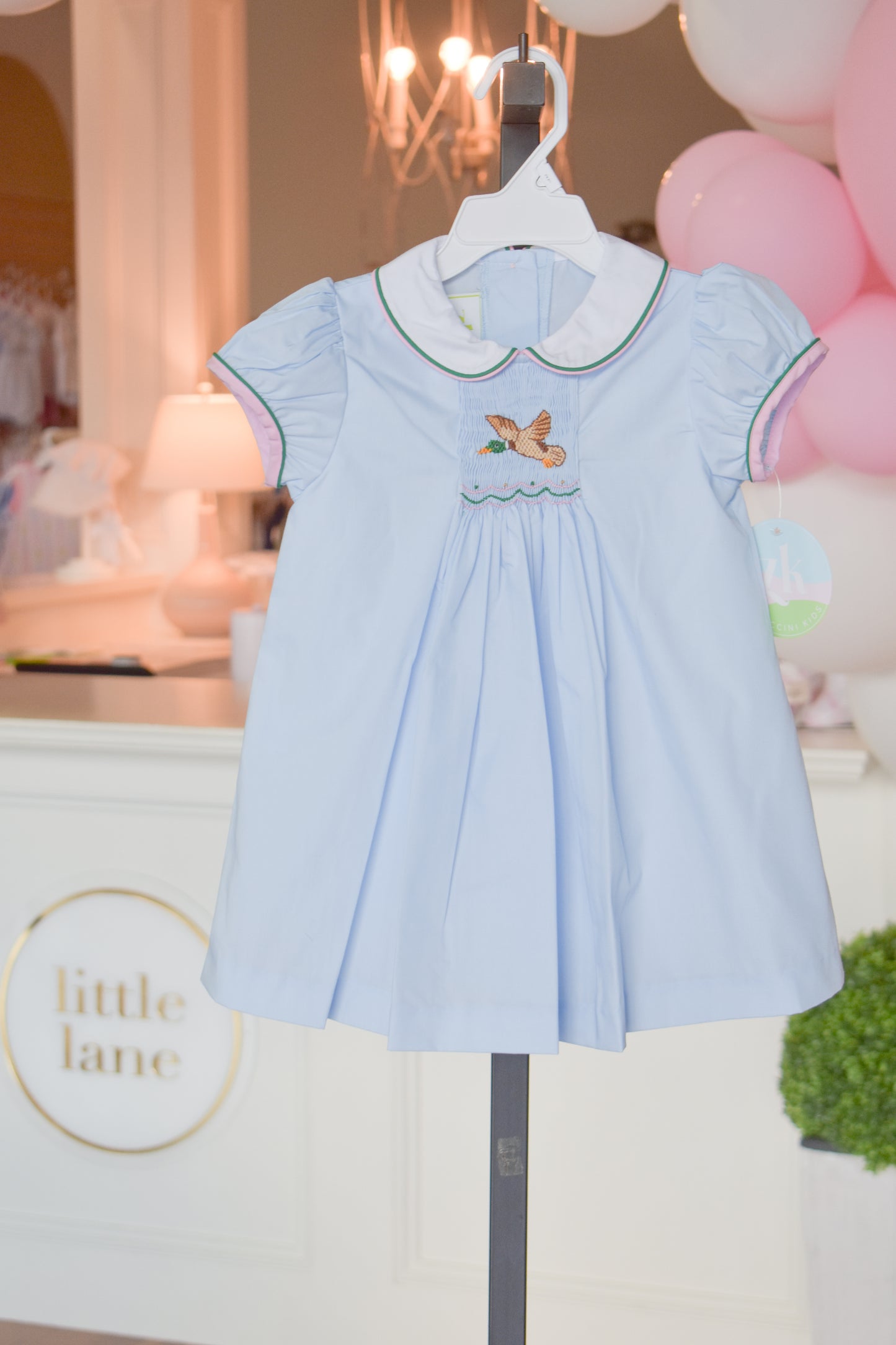 Feathered Friends Smocked Sylvie Dress