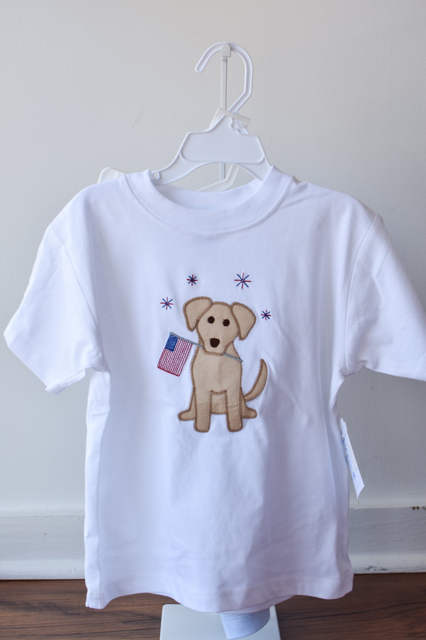 Patriotic Pup Boy Short Set