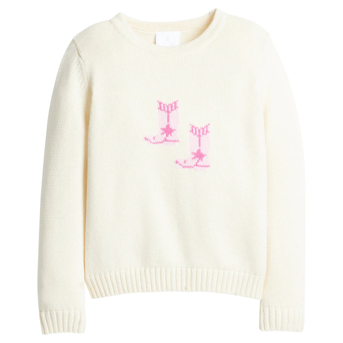 Pink Spurs Intarsia Sweater