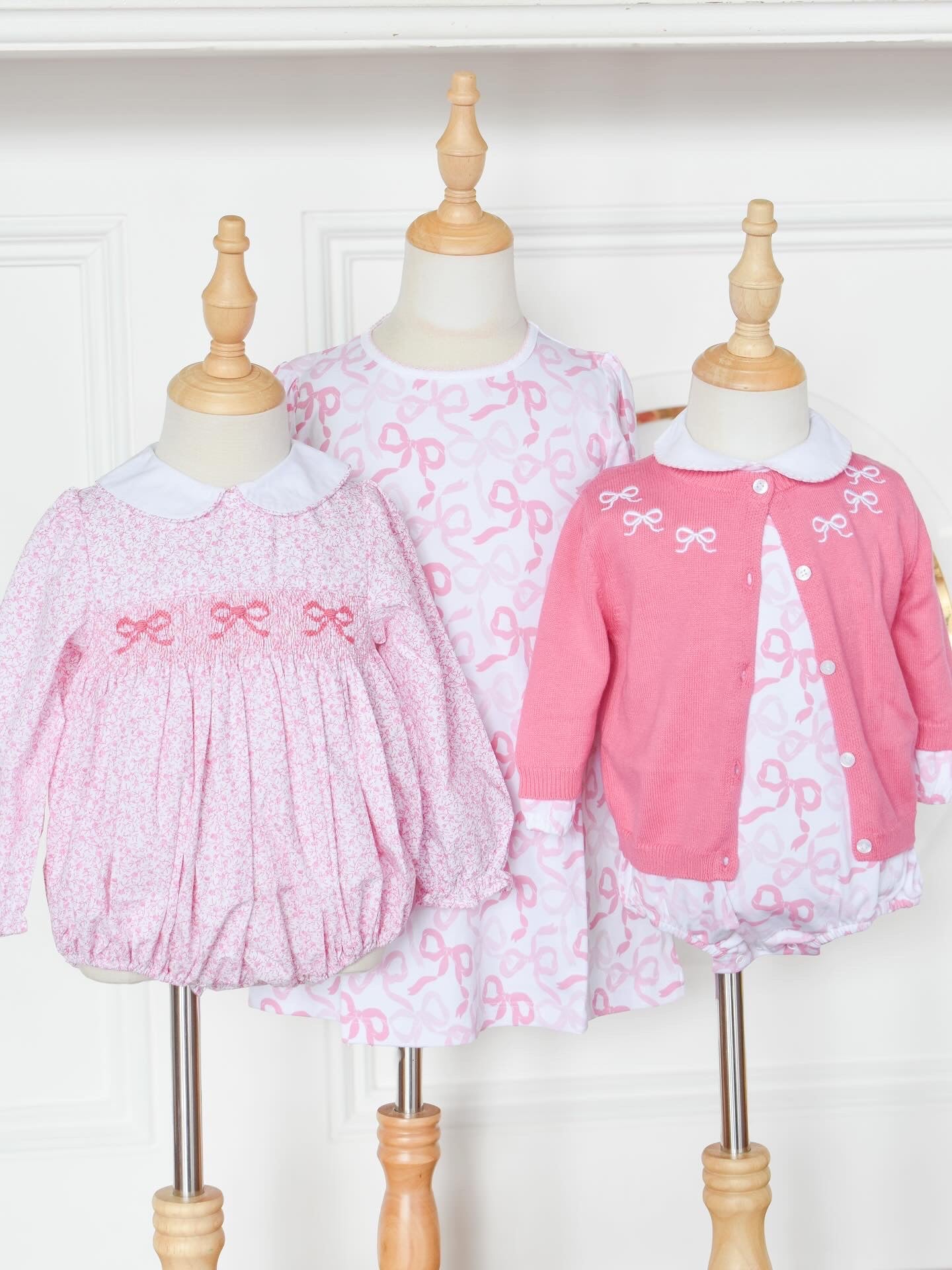 Smocked Bow Vinings Natalie Bubble