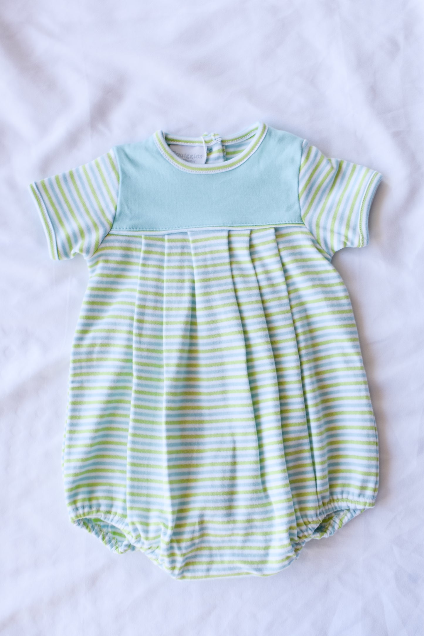 Lil Rowdy's Go-To Blue/Green Striped Bubble