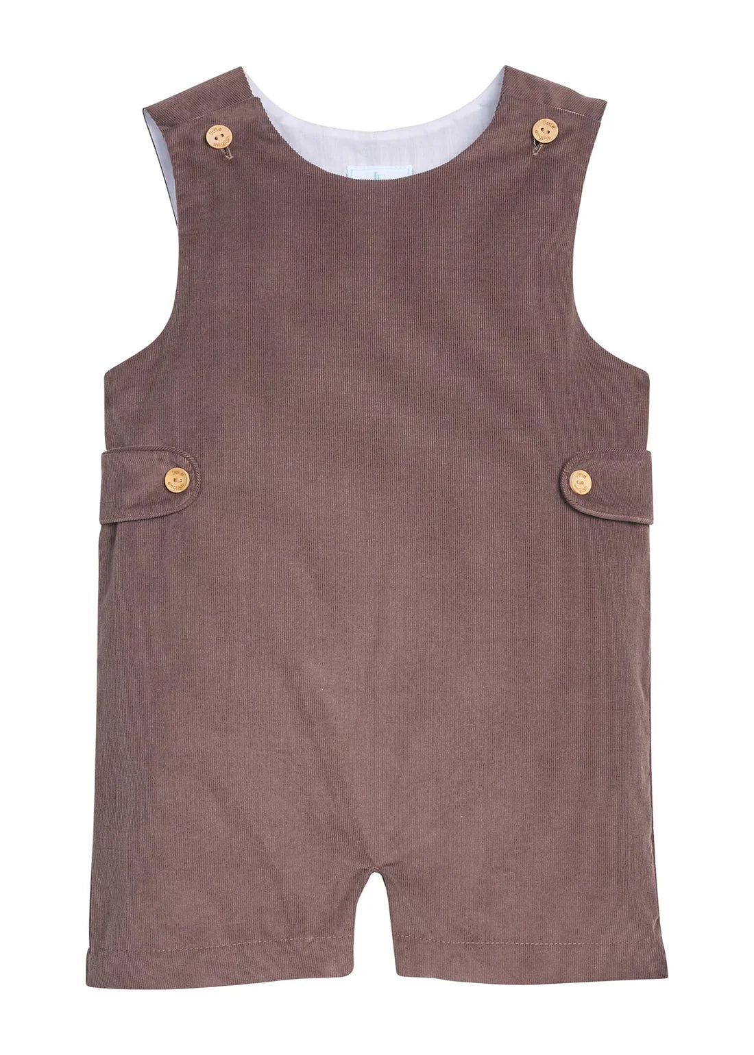 Chocolate Corduroy Button Tab Jon Jon