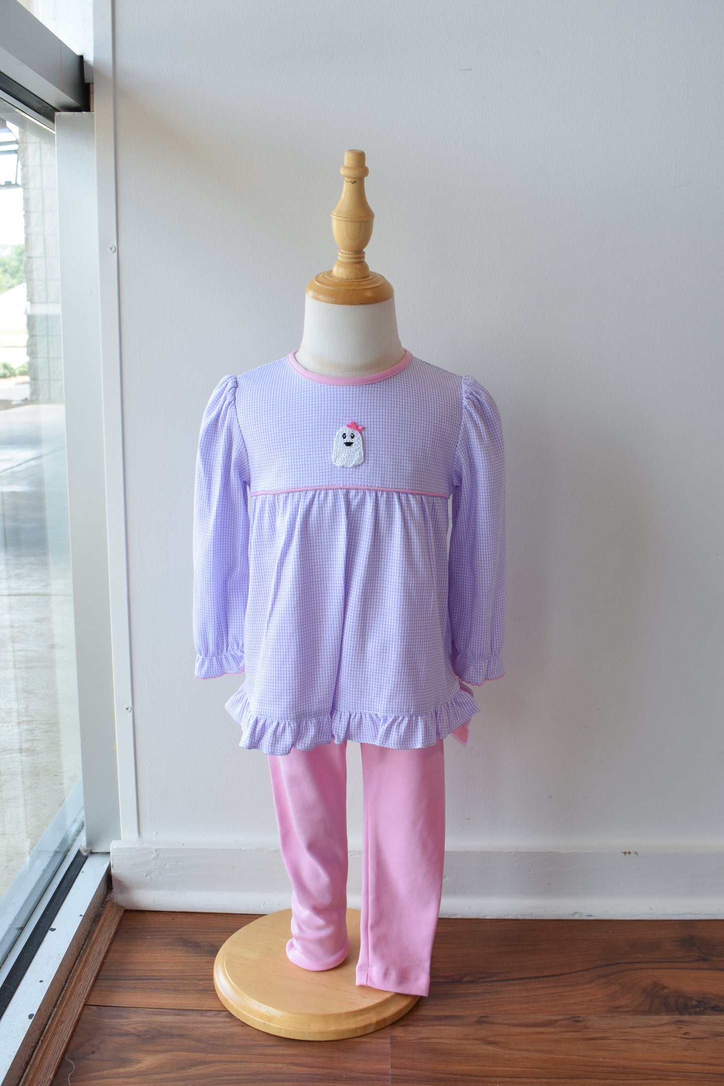 Girly Ghost Lavender Knit Legging Set