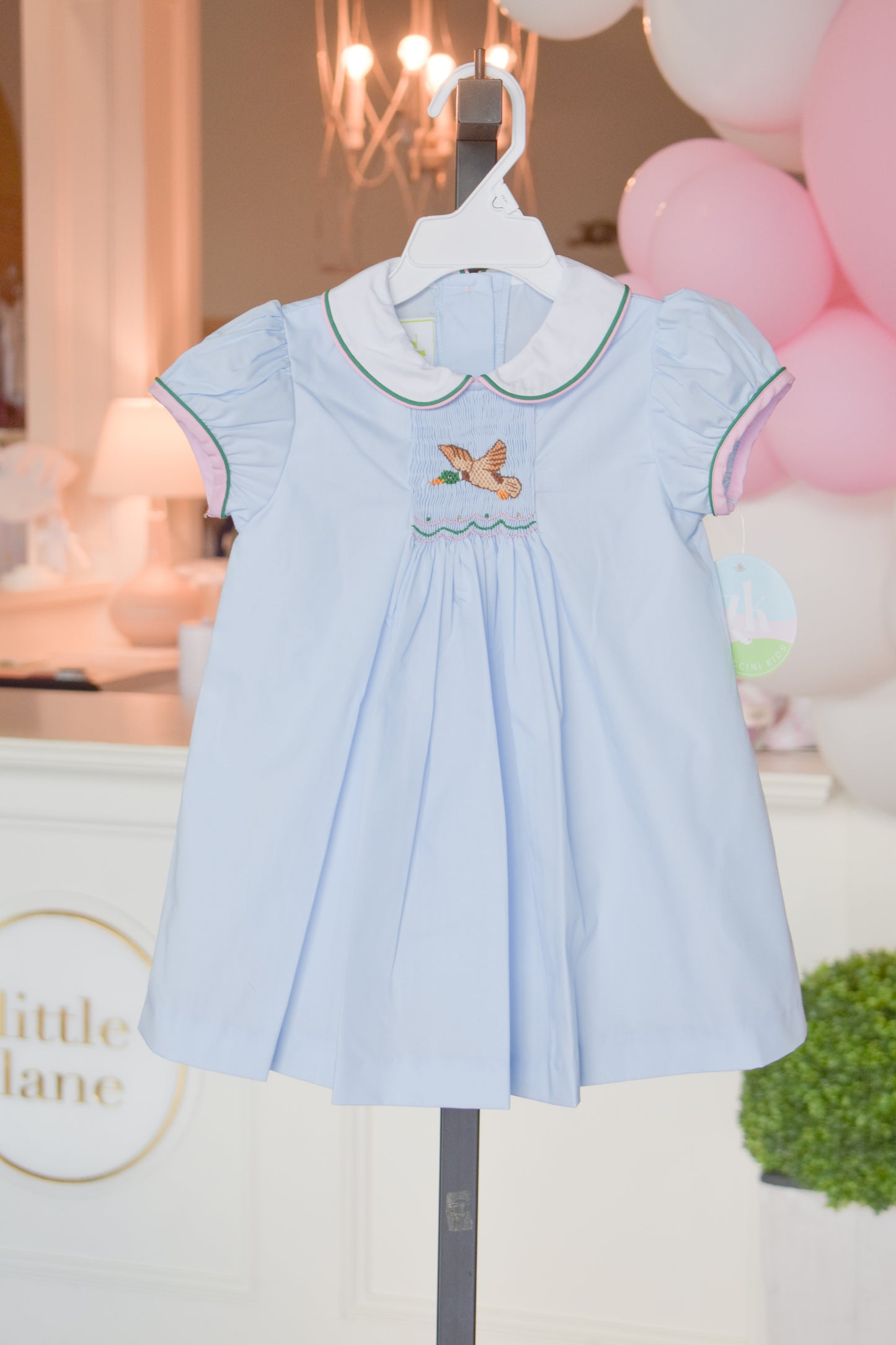 Feathered Friends Smocked Sylvie Dress
