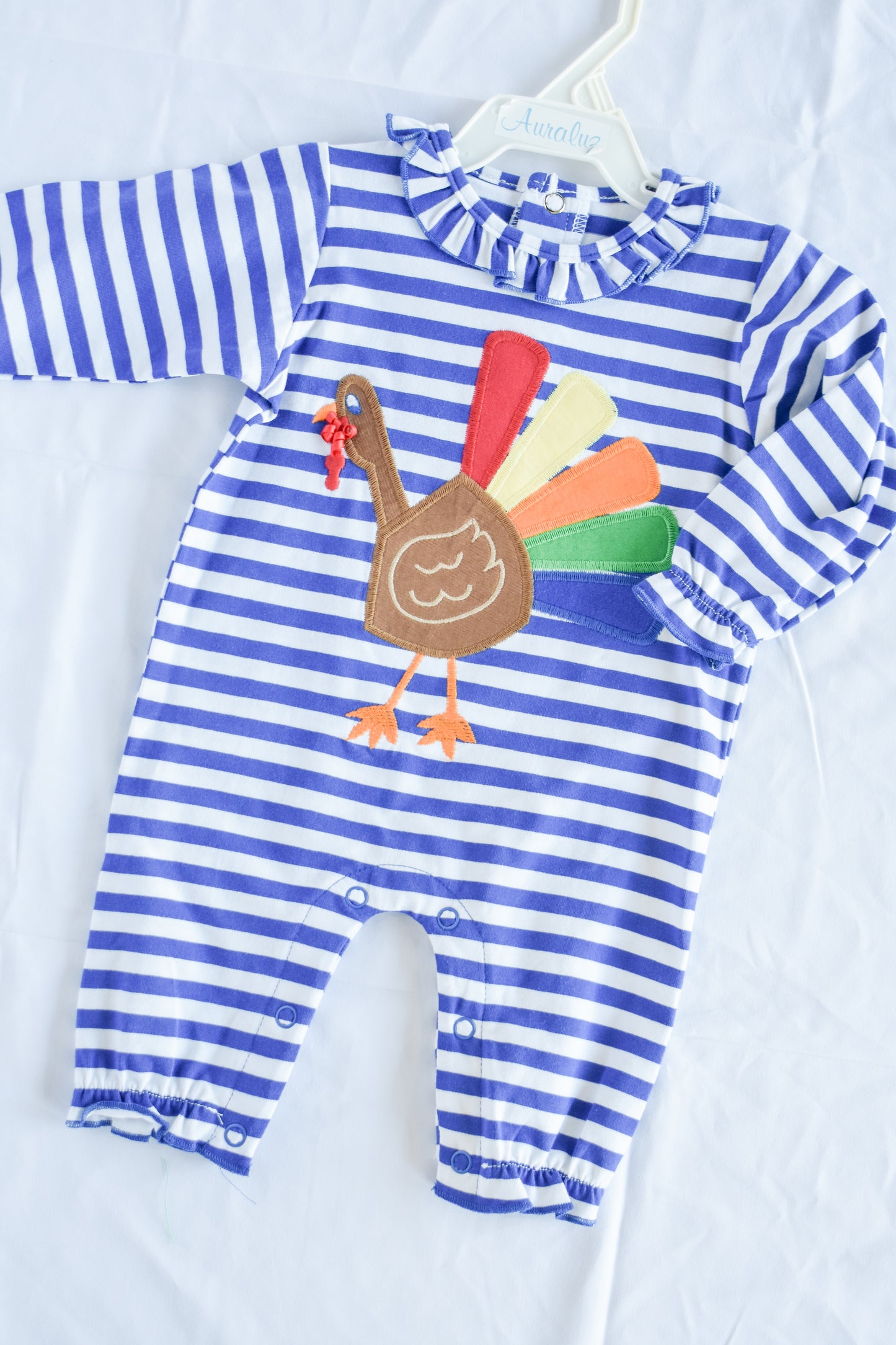Gobble Gobble Girl’s Ruffled Romper