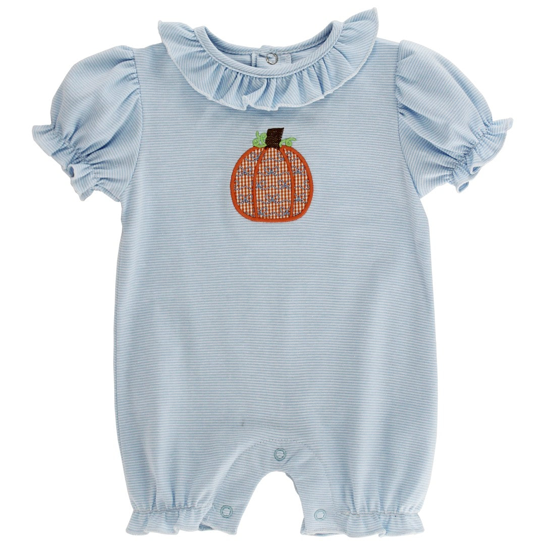 Pumpkin Patch-Girl Knit Romper