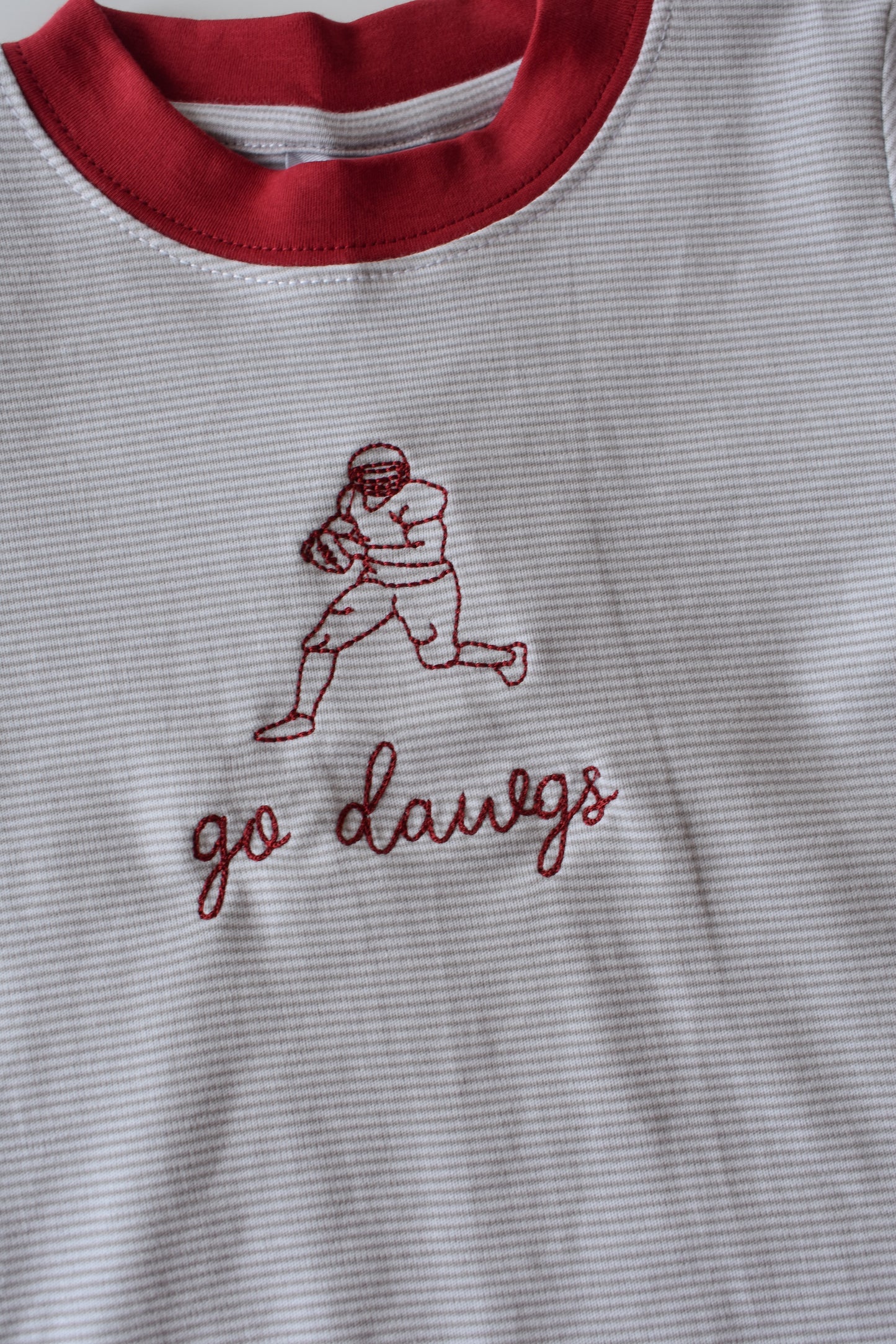 Go Dawgs Football Player Short Set