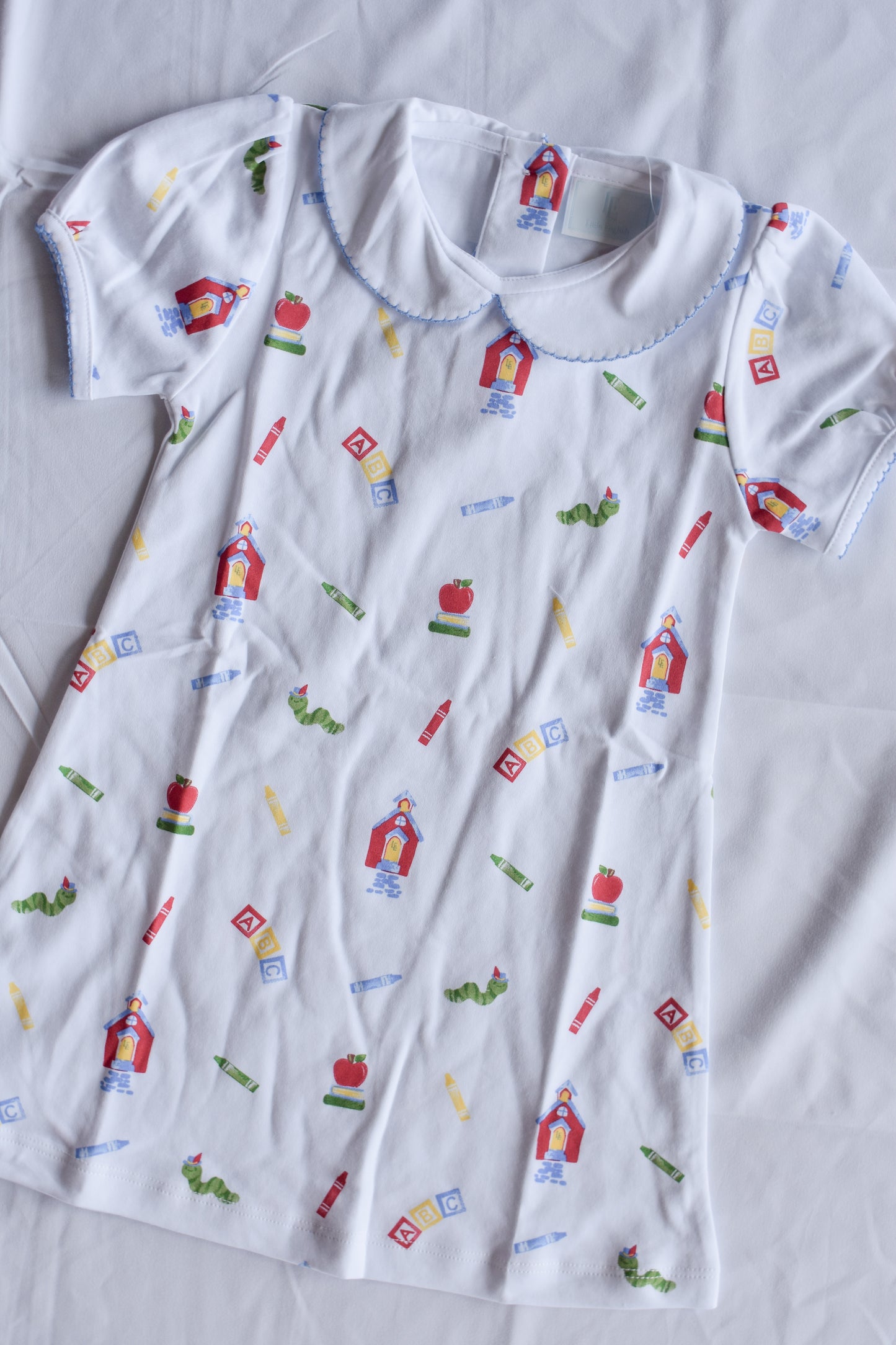Little Learner Printed Peter Pan Dress