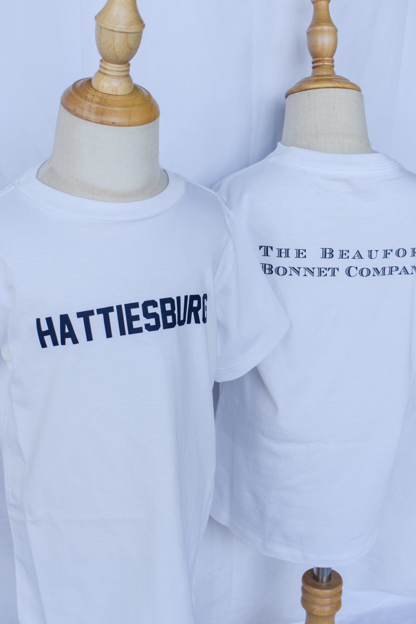 Sir Proper "Hattiesburg" Logo Tee-Worth Ave White/Navy