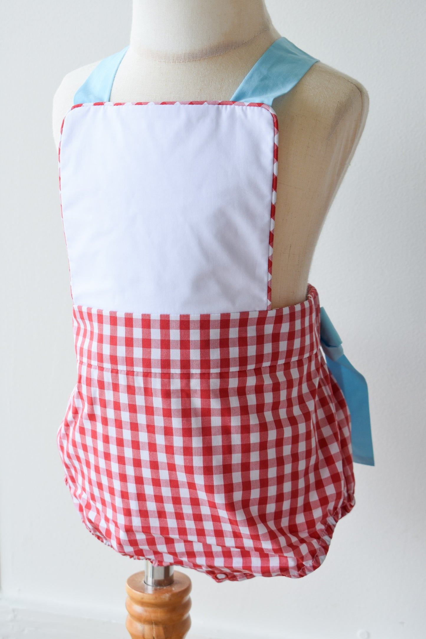 Sayre Sunsuit-Richmond Red Gingham