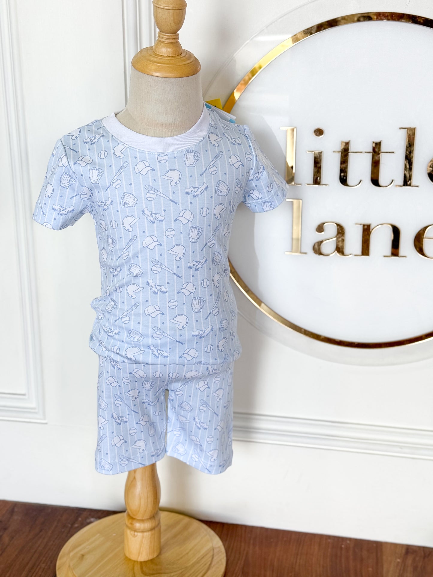 Backyard Baseball PJ Short Set