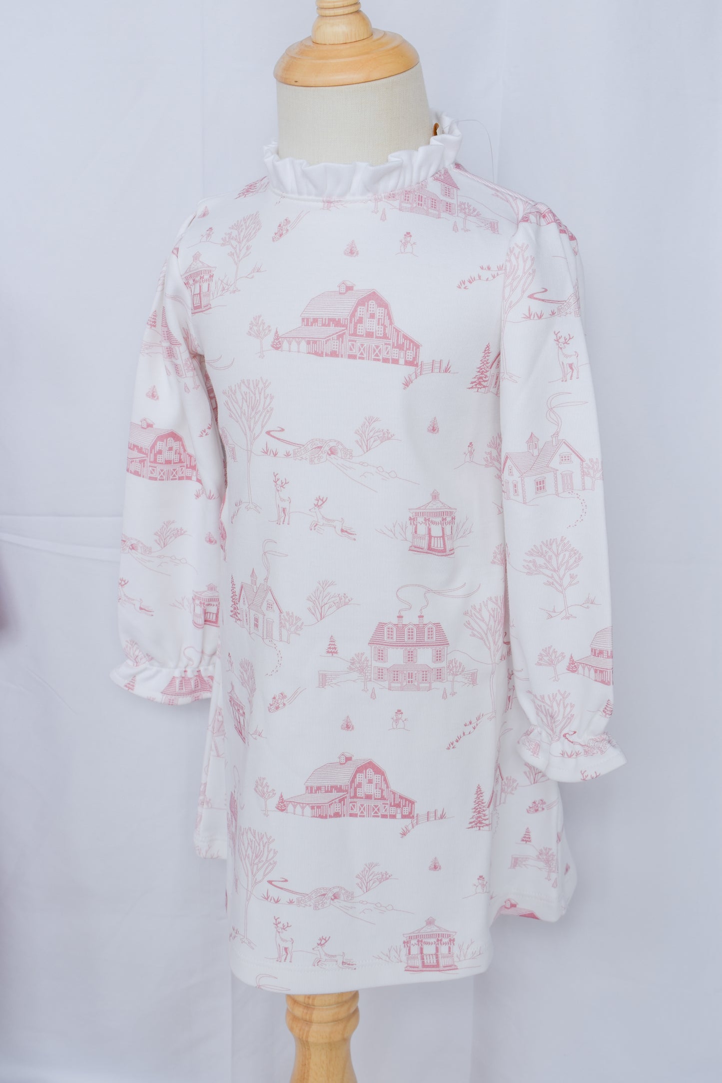 York Town Toile Lizzie's Luxe Dress