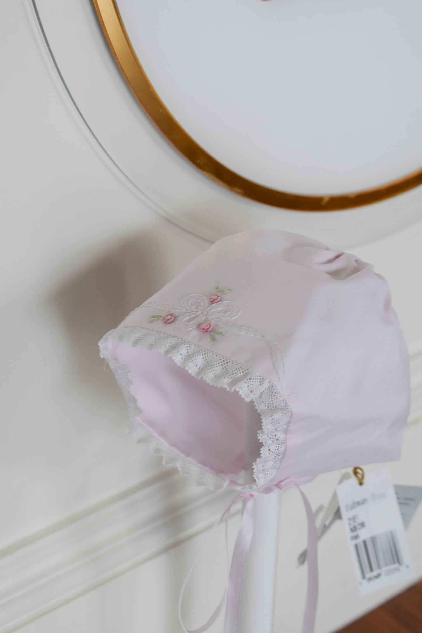 Vintage Bows & Lace Bonnet