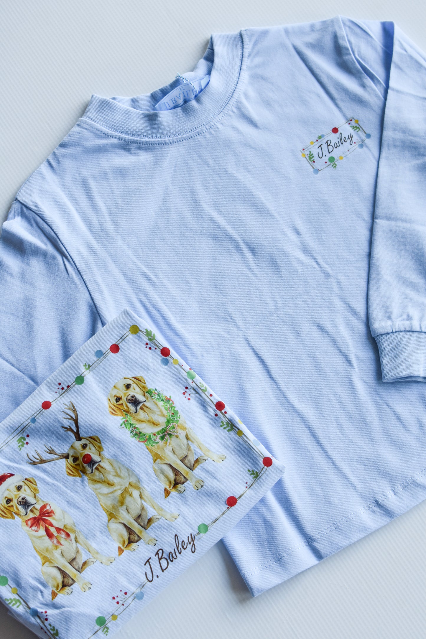 Happy Holidays L/S Logo Tee