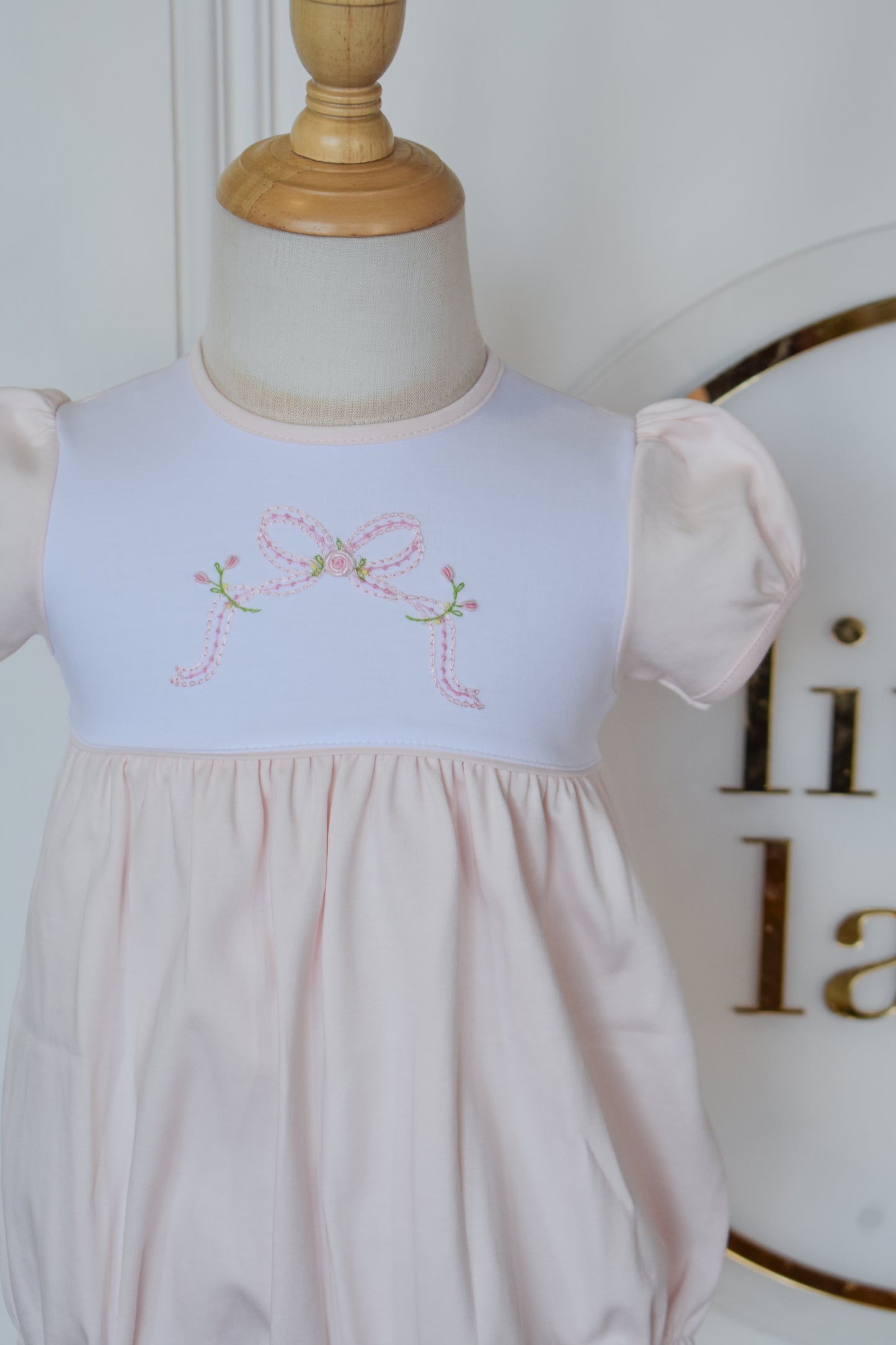 Ribbon Florals Pink Bubble