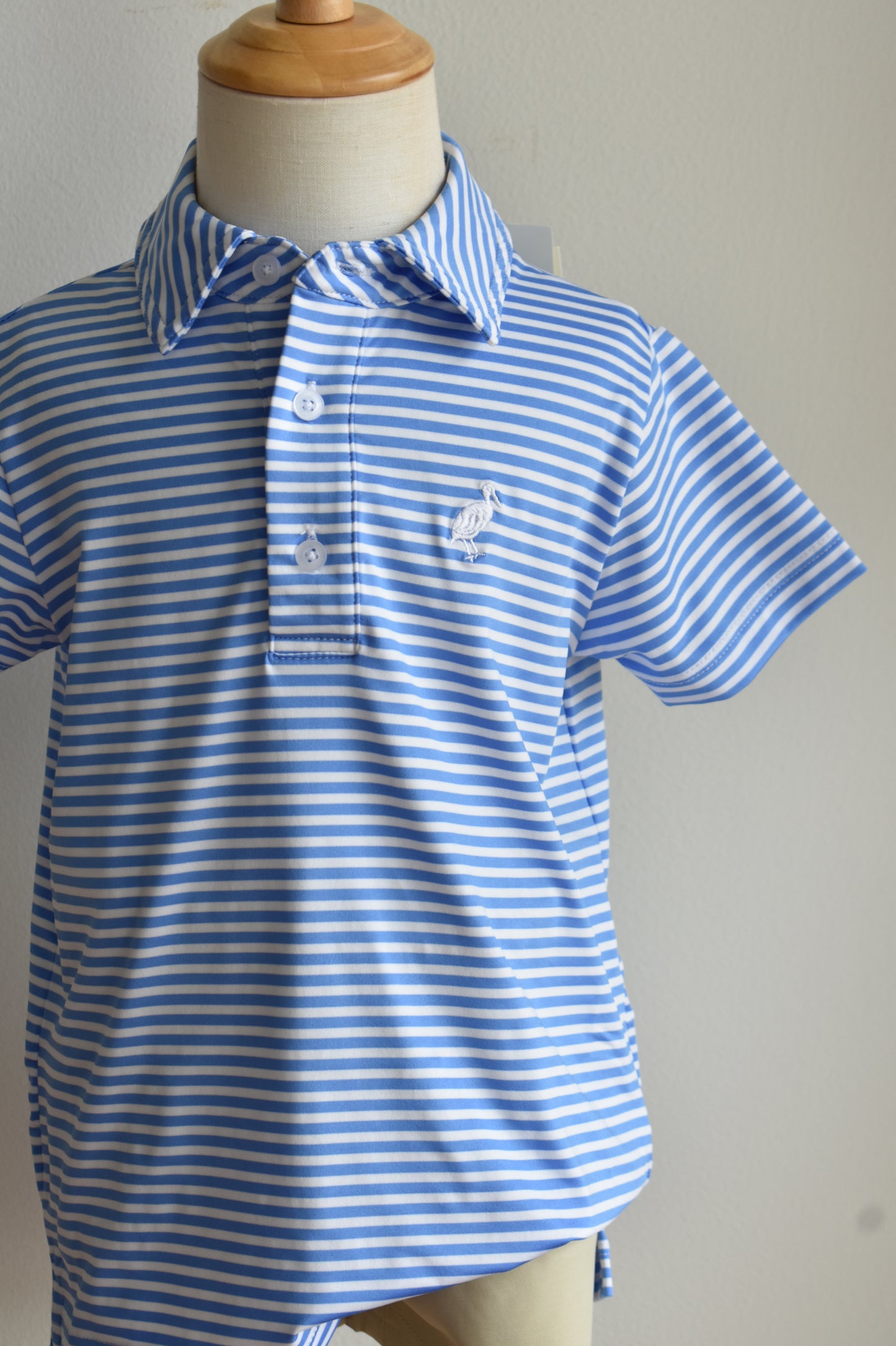 Prepletic Prim and Proper Polo-Sunrise Blvd Blue Stripe