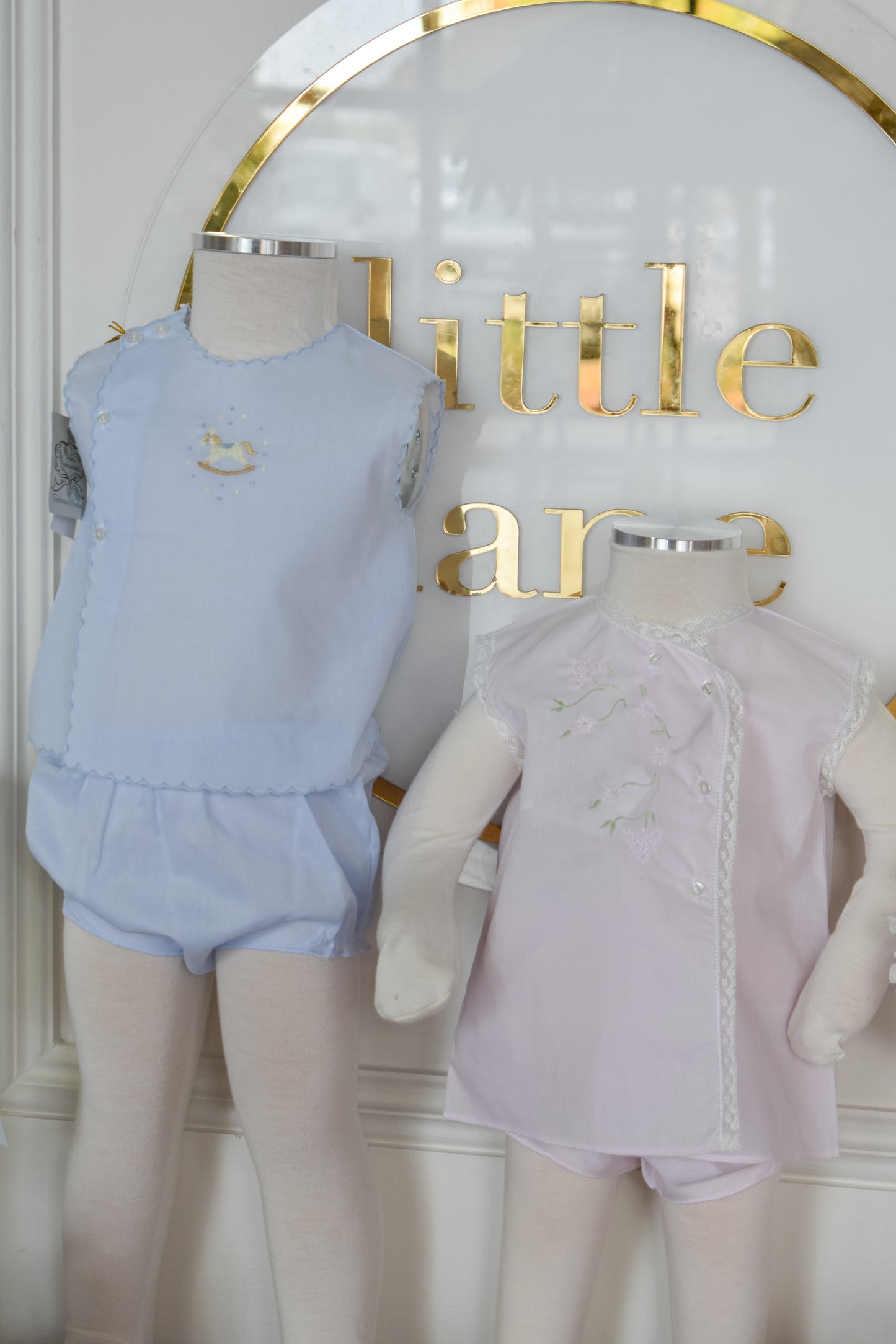 Florals and Lace Girl's Diaper Set