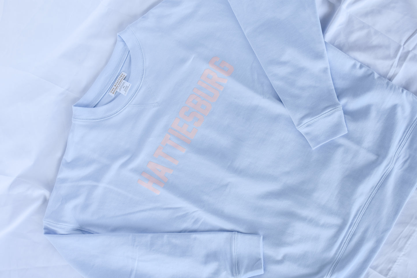 Women's "Hattiesburg" City Hopper Sweatshirt-Beale St Blue/Pink